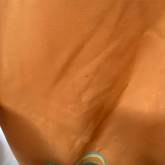 Giamo Knits Dress Vintage 1970's Maxi Peach Yellow Caribbean Green WOW! - Picture 11 of 12